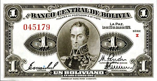 1 Boliviano