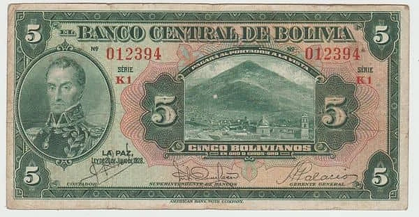 5 Bolivianos