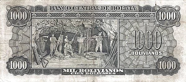 1000 Bolivianos