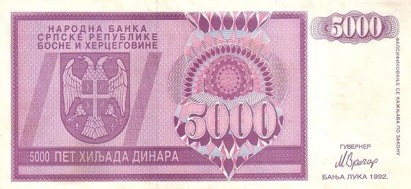 5000 Dinara