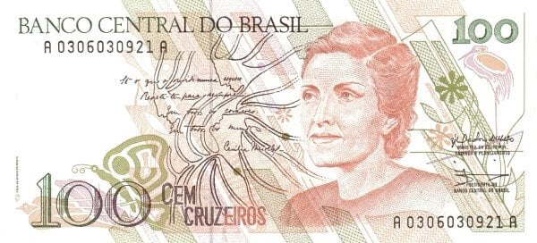 100 Cruzeiros