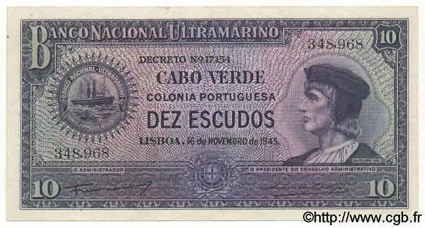 10 Escudos Bartolomeu Dias
