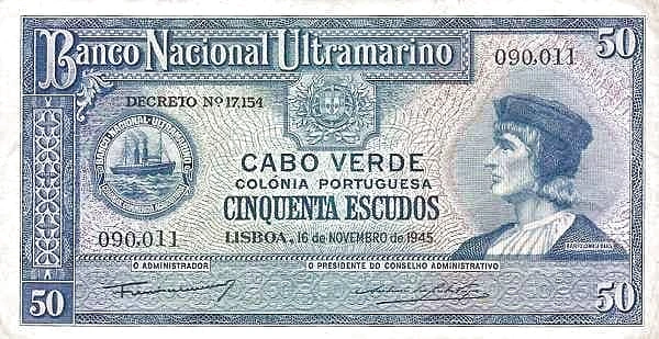 50 Escudos Bartolomeu Dias