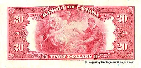 20 Dollars French