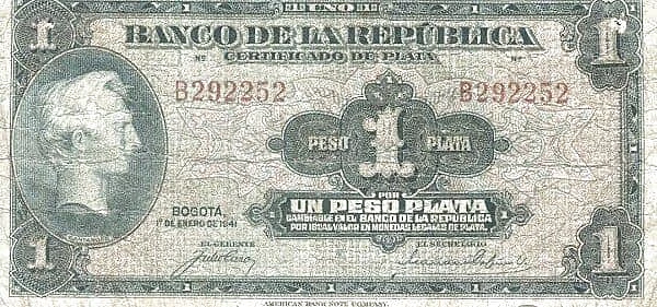 1 Peso Plata