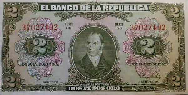 2 Pesos Oro