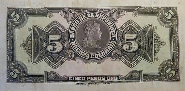 5 Pesos Oro