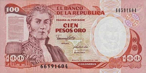 100 Pesos Oro