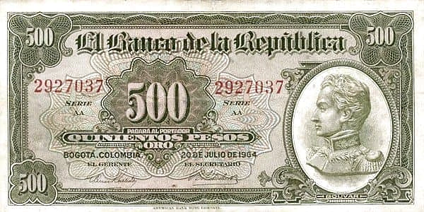 500 Pesos Oro