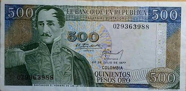500 Pesos Oro