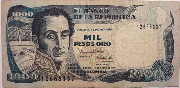 1000 Pesos Oro