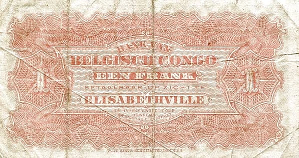 1 Franc Elisabethville