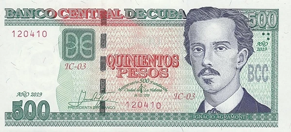 500 Pesos (500. Jahrestag der Gründung der Stadt Havanna)