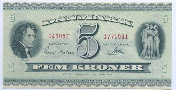 5 Kroner Portrait and Landscape