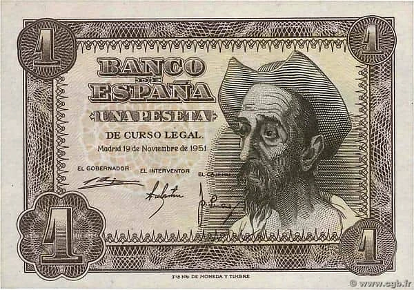 1 Peseta (Don Quijote von La Mancha)