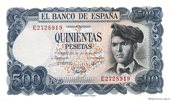500 Pesetas (Jacinto Verdaguer)