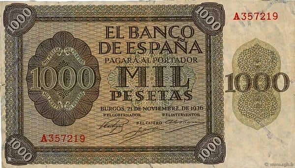 1000 Pesetas