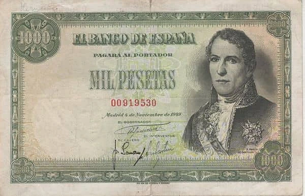 1000 Pesetas (Ramón Santillán)