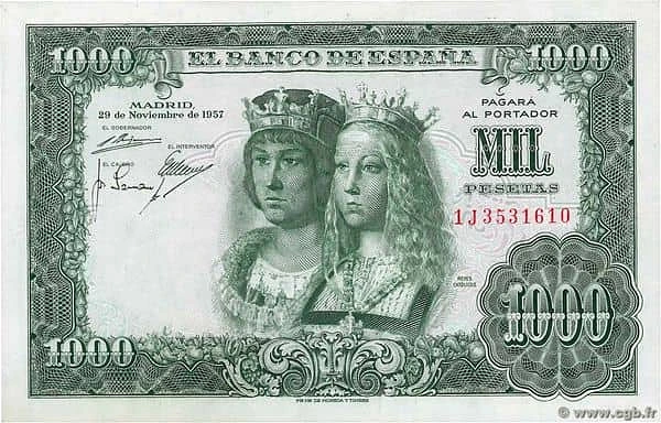 1000 Pesetas (Reyes Católicos)