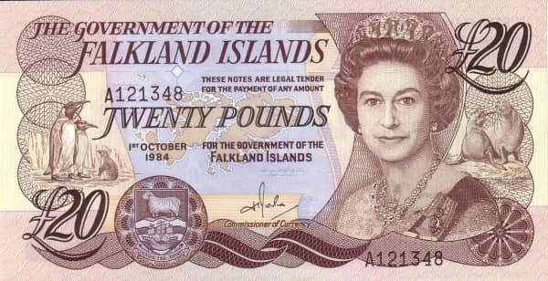 20 Pounds Elizabeth II