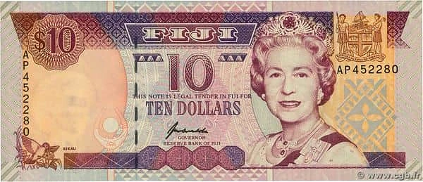 10 Dollars Elizabeth II