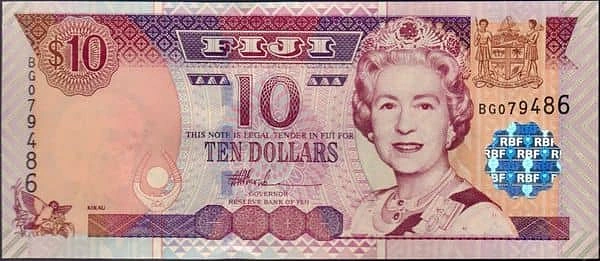 10 Dollars Elizabeth II