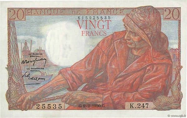 20 Francs Pêcheur