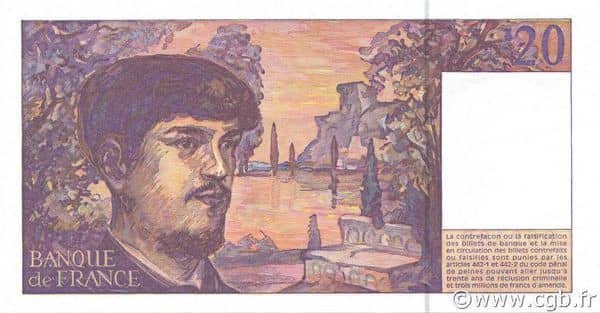 20 Francs Debussy