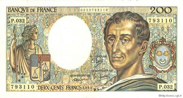 200 Francs Montesquieu