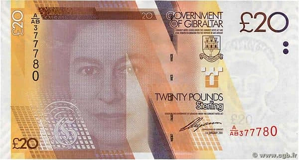 20 Pfund Sterling