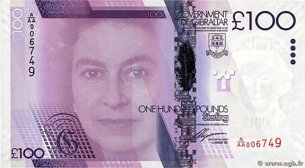 100 Pfund Sterling
