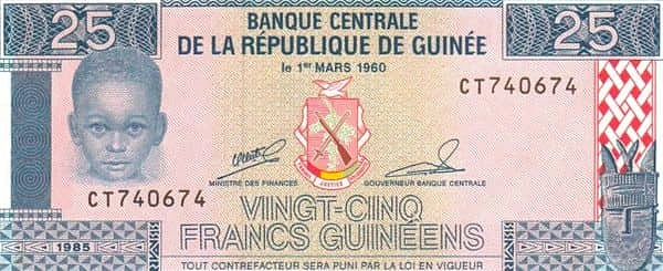 25 Francs