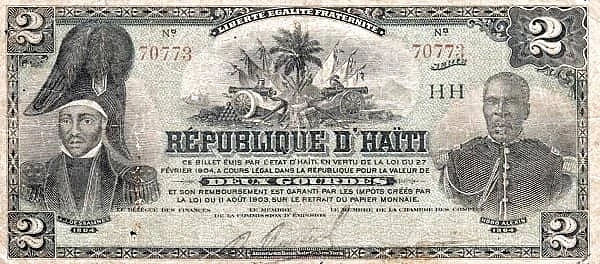 2 Gourdes Independence