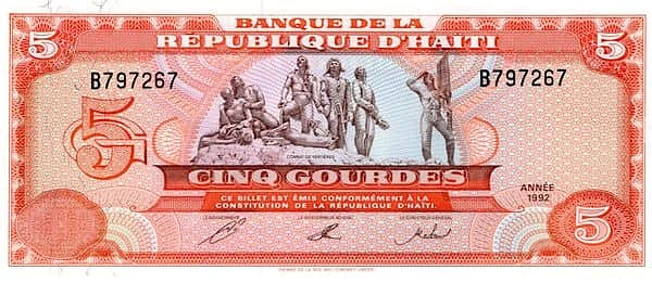 5 Gourdes