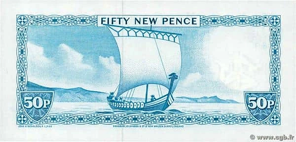 50 New Pence Elizabeth II