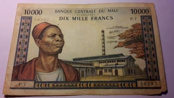 10000 Francs