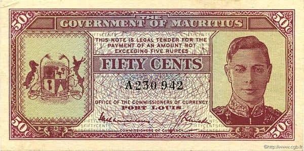 50 Cents George VI