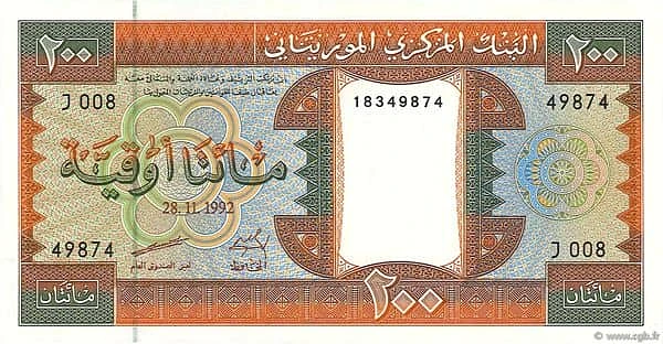 200 Ouguiya