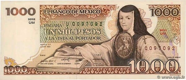 1000 Pesos Series AA