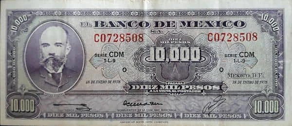 10000 Pesos