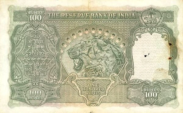 100 Rupien (Indische Regierung)