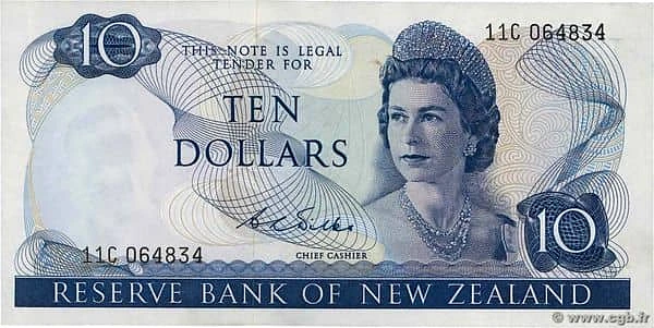 10 Dollars Elizabeth II