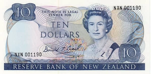 10 Dollars Elizabeth II
