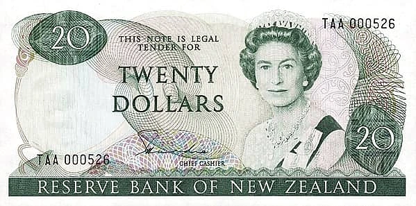 20 Dollars Elizabeth II