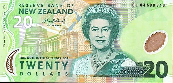 20 Dollars Elizabeth II