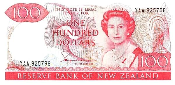 100 Dollars Elizabeth II