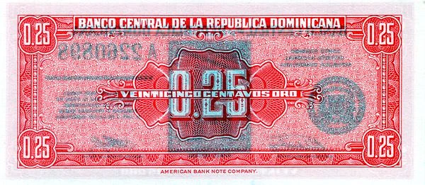 25 Centavos Oro
