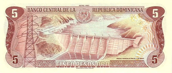 5 Pesos Oro