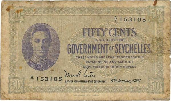 50 Cents George VI