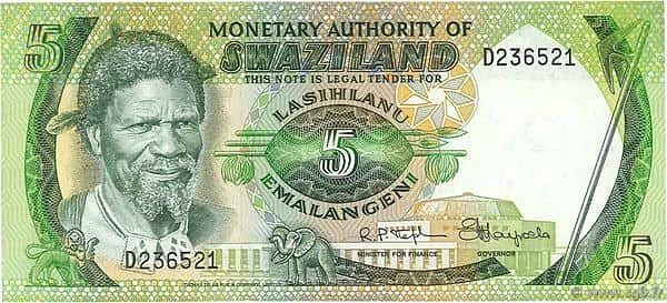 5 Emalangeni